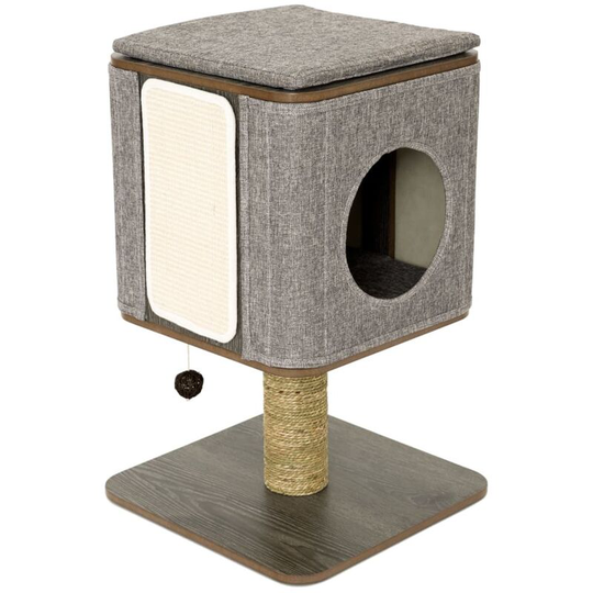 Cat Tree Stand Molly 42x42x67 cm Grey Jack And Vanilla Grey