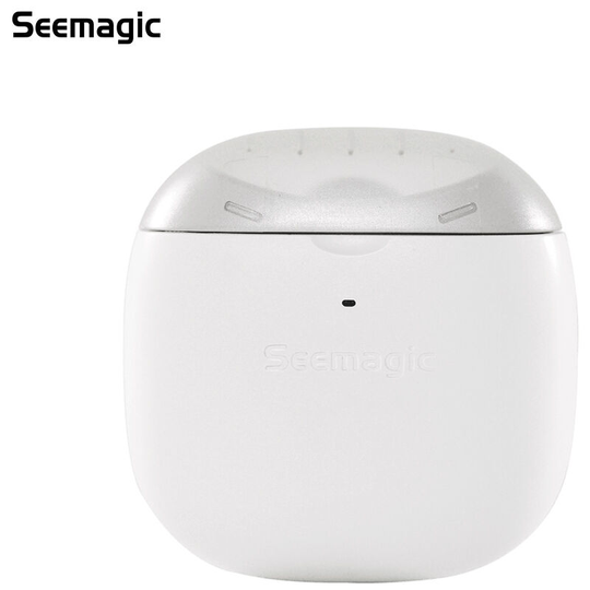 Seemagic Electric Automatic Nail Clipper with Lighting Anti-splash Trimmer Nail Cutter Manicure For Baby Adult Safe Nail Care Clipper Manicure - White