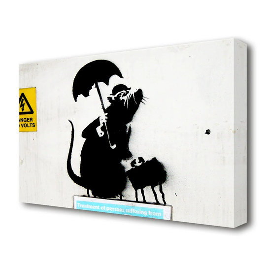 Rat Box - Wrapped Canvas Graphic Art Print