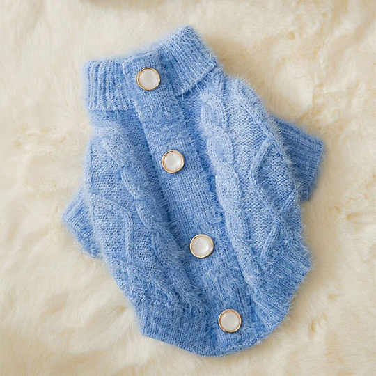 Autumn and winter cat warm sweater, imitation mink kitten sweater, dog sweater, soft and warm t-shirt winter clothes for dogs