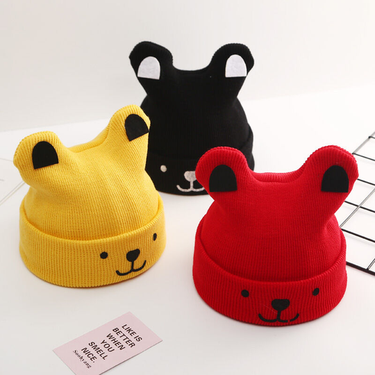 3pack Newborn Baby Girls Hat Spring Newborn Boys Hat Cute Rabbit Infant Beanie