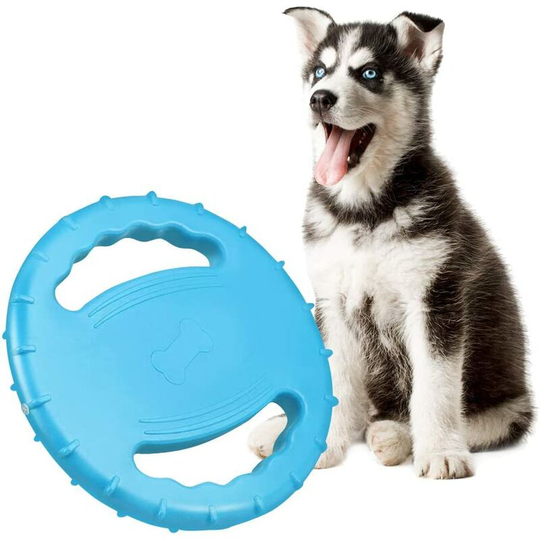 Frisbee and launch discs - interactive toy for medium-sized dog and large - dog toy that sounds outdoors