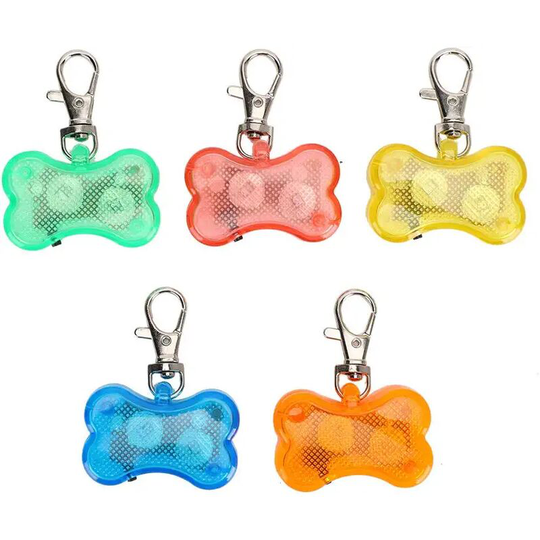 5 Pieces led Luminous Collar Night Safety Cat Flashing Dog Collar Pet Collar led Pendant Dog Collar Pet Leash Luminous Collar