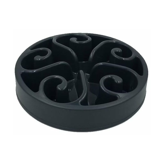 Slow dog food bowl with non-slip bottom promotes healthy eating and slow digestion