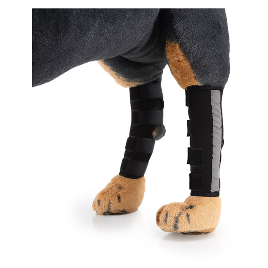 Pet Knee Pads with Support Bar Dog Leg Guard Dog Leg Guard Reflective