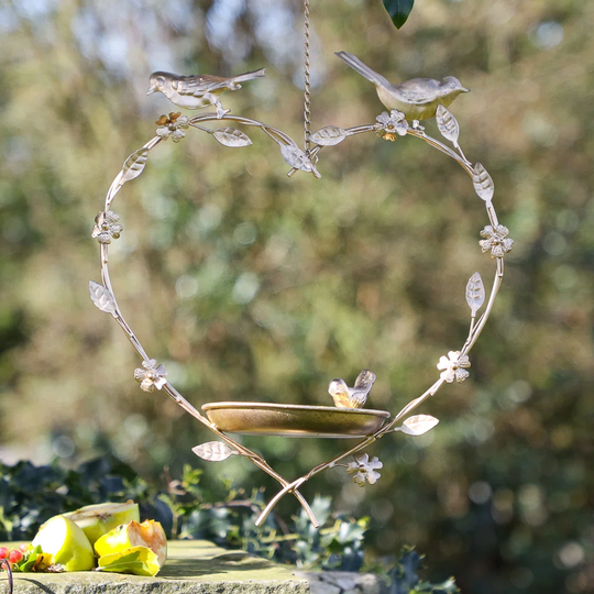 Amarianna Heart Tray Bird Feeder