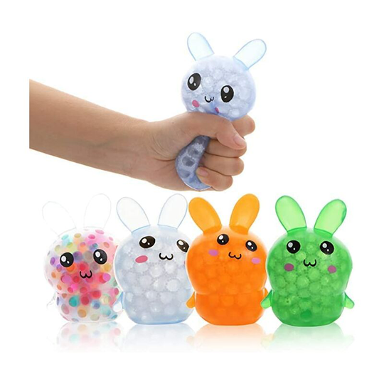 Perle Rare - 4 Pieces Stress Balls,Sensory Ball,Fidget Ball,Stress Relief Ball,For Kids and Adults,Relieves Stress,Anxiety,Party Gift,Random Color