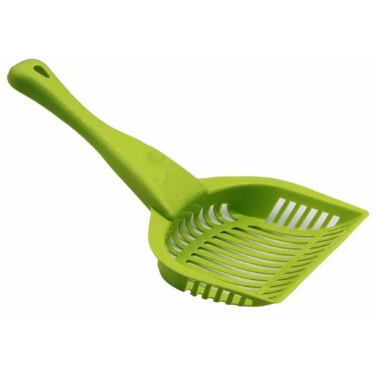 Pet Supplies Poop Shovel Device Large Thick Cat Litter Shovel Cat and Dog Supplies Cleaning Dog Poop Shovel (27.4*13.2*7cm Green)