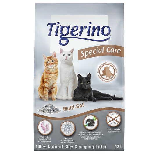 Tigerino Special Care / Performance Cat Litter - Multi-Cat - 12 litre
