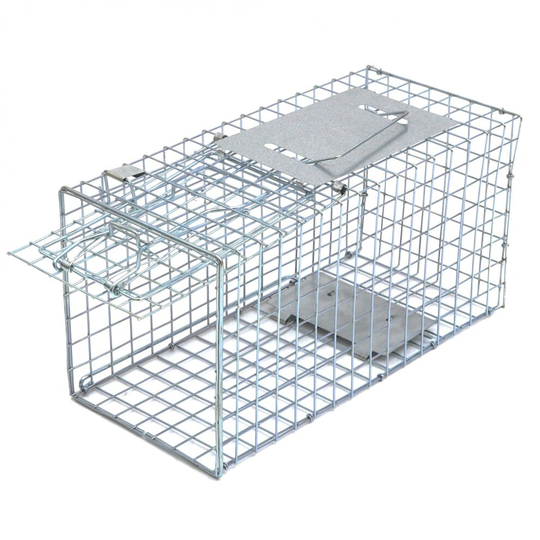 Oypla Small Humane Animal Rodent Rat Pest Trap Cage - 41 x 18.5 x 20.5cm