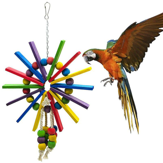 Toy bird toy parrot. 1 item(s). Color