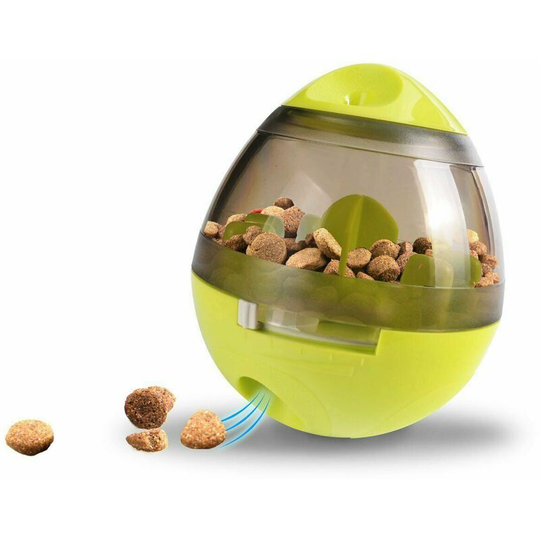 Dog Food Ball Interactive Spill Food Dispensing Boredom Breaker Toy Bowl Feeding