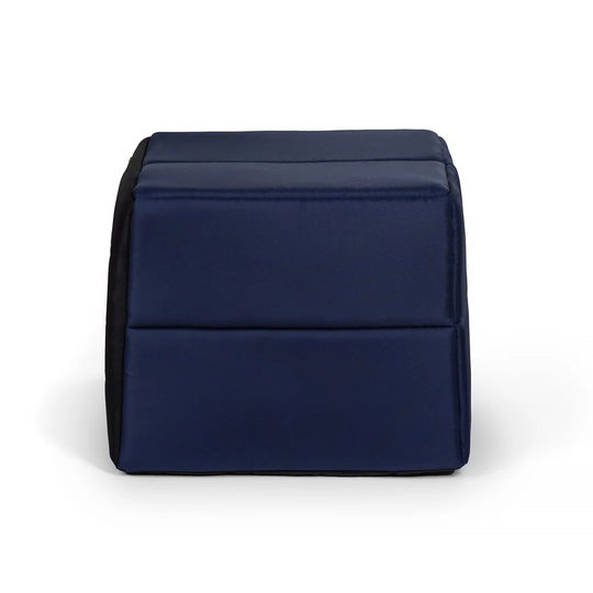 Two In One, Up And Down, Dog / Cat Kennel Or Bed, Navy Blue Size M