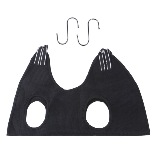 (Black, M) Dog Cat Grooming Restraint Bags Hanmock