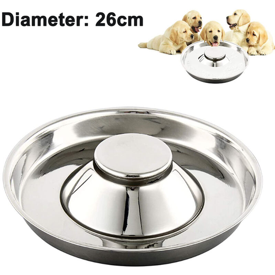 Stainless Steel Dog Bowl Hammered Puppy Litter Food Feeding Weaning for Puppy Food,Puppy Supplies,Stainless Dog Food Bowls, for Large Dogs, Pets