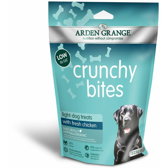 Light Crunchy Bites Treats with Glucosamine (225g) (May Vary) - May Vary - Arden Grange