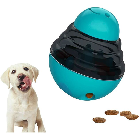 Dog Food Ball, Treat Ball Food Ball, Dog Toy Balls, Dog Treat Ball, for Small Dogs Hunting and Playing (Blue)