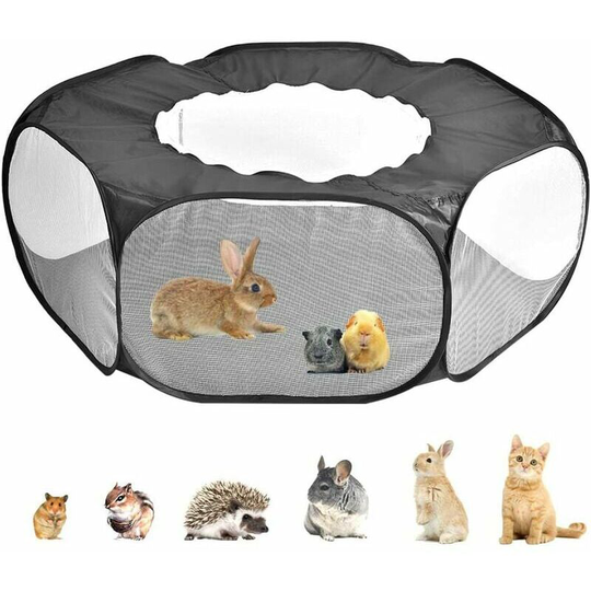 Small Animal Cage Tents, Pet Fences, Indoor Open Sport Fences, Portable Yard Fences for Guinea Pigs, Rabbits, Chipmunks and Hedgehogs