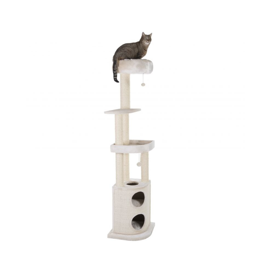 Corner Cat Tree Tower Scratching Post Platform Hideaway Den Bed