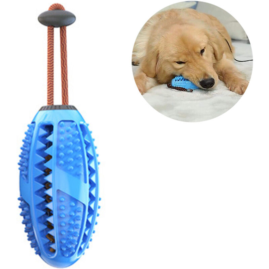 Food Dispensing Dog Toy, Dog Teeth Cleaning Chew Toys, blue