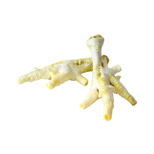 (500g) White Puffed Dried Chicken Feet Low Odour/Greese