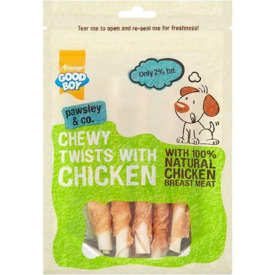 Armitage - Good Boy Deli Chewy Twisters Dog Treat (90g) (May Vary) - May Vary