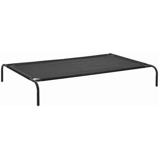 Elevated Dog Bed Black xl Textilene VD07219 - Hommoo