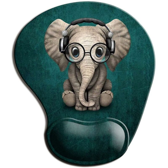 Thsinde - Ergonomic Mouse Pad With Wrist Support, Cute Mouse Pads With Non-slip Rubber Base For Home Office Working Studying Easy Typing & Pain