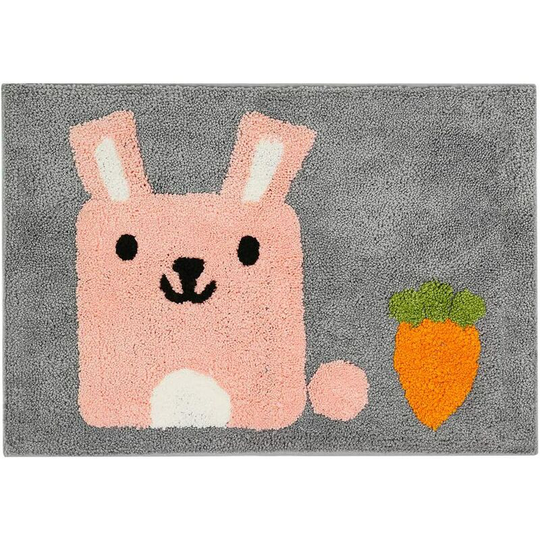 Fvbjd - Bath Mat Cute Shower Rug, Luxury Shaggy High Absorbent and Anti Slip, Machine Washable Fit for Bathtub, Shower and Bath Room, Lovely Rabbit,