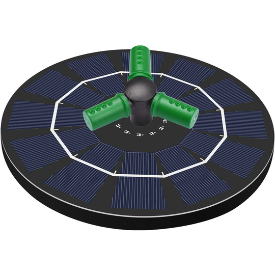 2.5W Solar Fountain Pump With 360¡ãRotatable Nozzle Solar-power Fountain Free Standing Water Pump Floating Circle Fountain for Bird Bath Garden Small