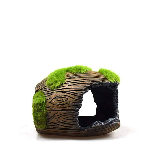 Naxunnn - Decoration of aquarium hiding place broken with foam grass, hidden cave for aquarium, ornament of hiding place in Betta, small lizards to