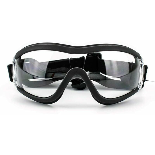 Dog Goggles Pet Sunglasses Windproof Waterproof Eye Protection for Large and Medium Dog - Clear