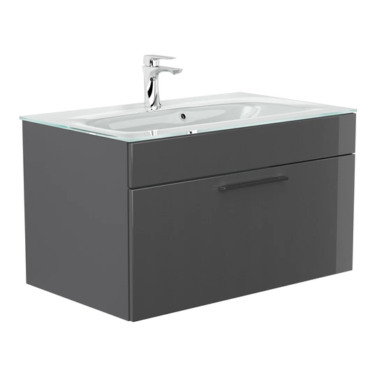 Bellas 900mm Wall Mounted Vanity Unit with Tap