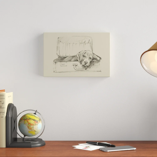 Stowaway II by Ethan Harper - Wrapped Canvas Drawing Print