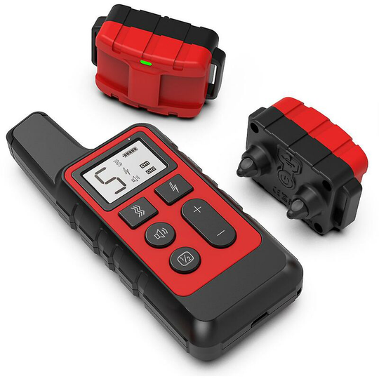 1000m Waterproof Dog Training Collar Pet Remote Control Rechargeable 1 Piece Red