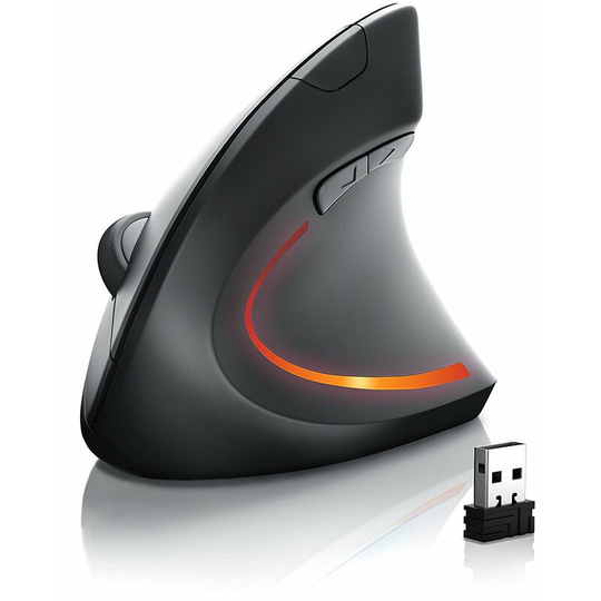 Ergonomic mouse wireless gaming mouse vertical optical mouse for laptop computer
