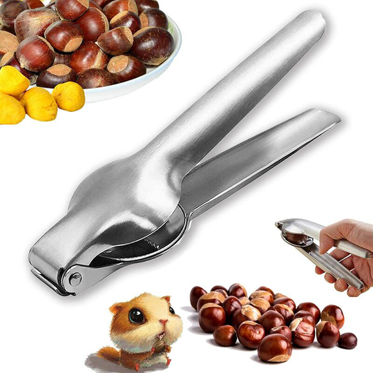 Chestnut Clip Chestnut Cutter Chestnut Cutter Almond Cracker Quick Chestnut Opener Chestnut Clip Nut and Hazelnut Cracker Stainless Steel Chestnut