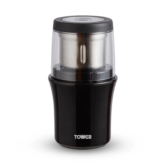 Tower T13015 Coffee Grinder for Beans, Spices & Nuts, 250W, Black