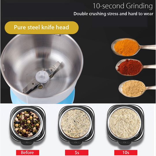 NEW Electric Spices Nuts Grains Coffee Bean Grinder Mill Grinding