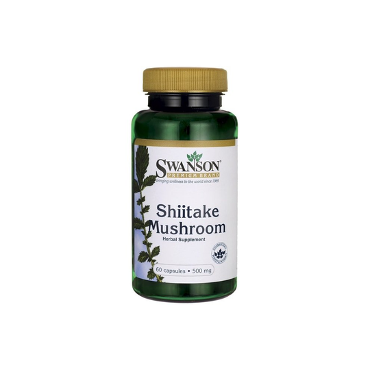 Swanson Shiitake Mushroom, 500mg - 60 caps