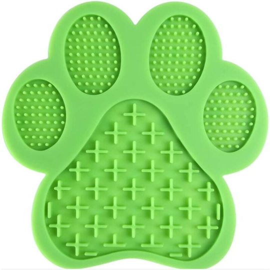 Dog Licking Mat Dog Licking Mat Dog Licking Pad with Suction Cup Bottom, Anti-choke Pet Bowl, Anti-Rotation Silicone Cat Bowl Green - Langray