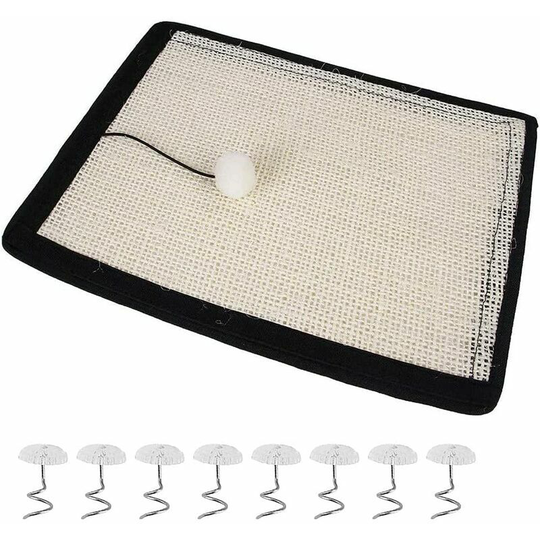 Cat Scratching Mat,BR-Vie Cat Scratching Mat, Natural Sisal Cat Scratching Post, Natural Sisal Cat Scratching Mat, for Chairs, Sofas, Seats, Stairs,