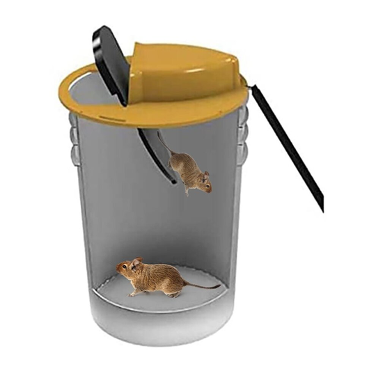 Flip N Slide Bucket Mouse Trap