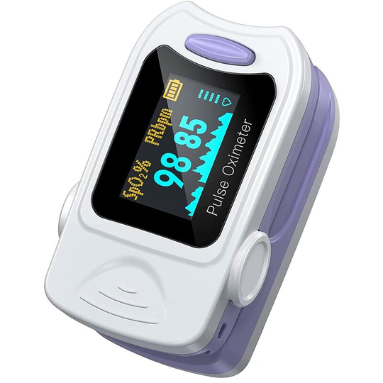 Benobby Kids - Pulse Oximeter - oled Display - Professional Handheld Fingertip Oximeter Saturation Monitor - measuring SpO2 value - heart rate