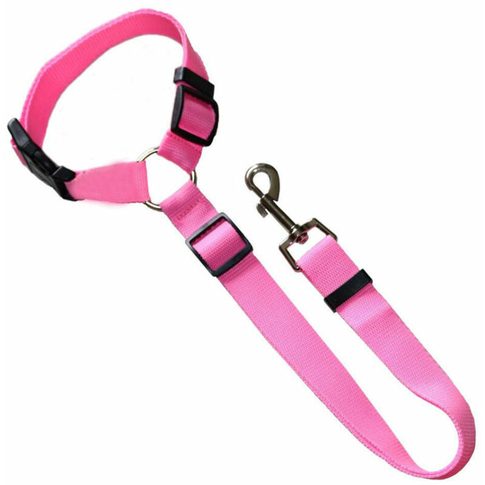 Dog Stuff Practical Dog Cat Lead Harness Strap Dog Stroller Travel Seat Clip Cat Carrier Leash Belt Pet Car Safety Adjustable-H