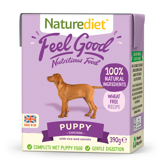 Naturediet Feel Good Puppy - Chicken - 18 x 390g