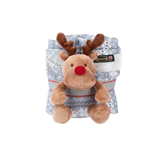 Scruffs Santa Paws Blanket & Toy Set