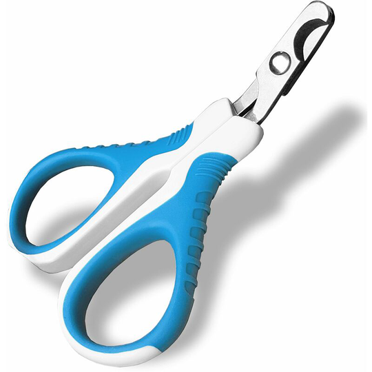 Professional Cat Claw Clippers, Stainless Steel Curved Nail Scissors, Nail Clippers for Puppy Rabbit Bird and Small Animals