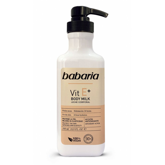 Babaria Vitamin E Body Milk for Mature or Sensitive Skin 500ml