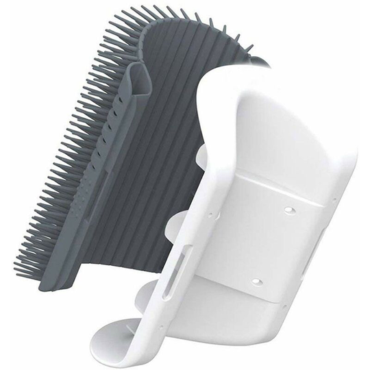 3.0 Softer Cat Self Groomer with Catnip, Dog Cat Corner Groomer,Wall Corner Scratcher Comb,Grooming Massage Brush, Perfect Scratch Massager Tool for